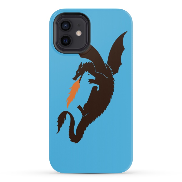 iPhone 12 mini StrongFit Dragon and Horse by Coffee Man