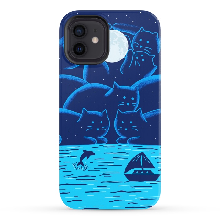 iPhone 12 StrongFit Cats Landscape by Coffee Man