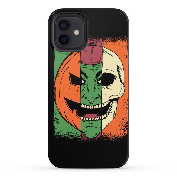 iPhone 12 StrongFit Monsters Faces by Coffee Man