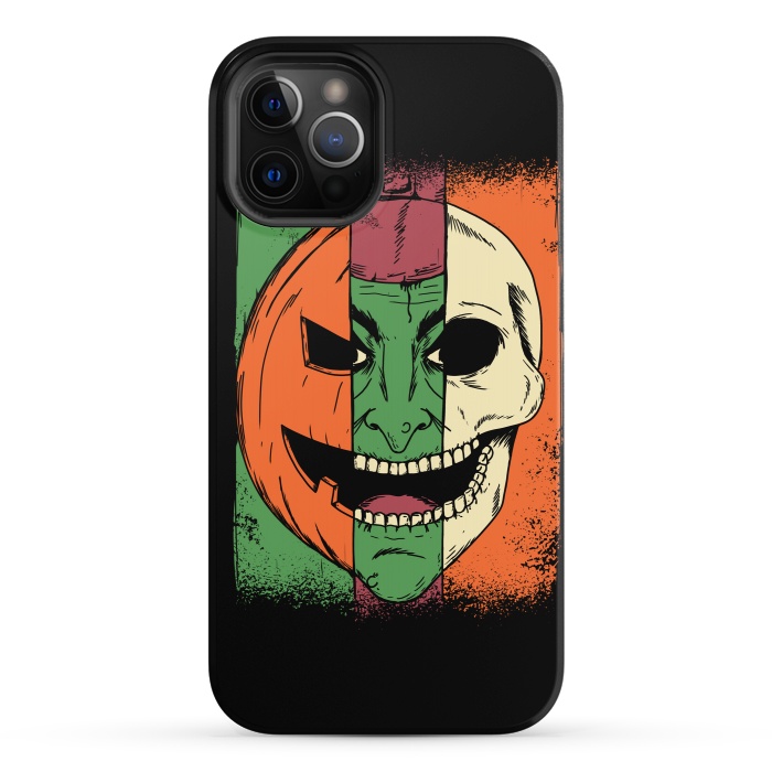 iPhone 12 Pro StrongFit Monsters Faces by Coffee Man