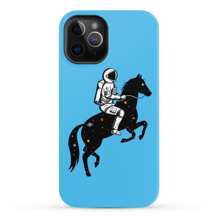 iPhone 12 Pro StrongFit Astronaut and Horse by Coffee Man
