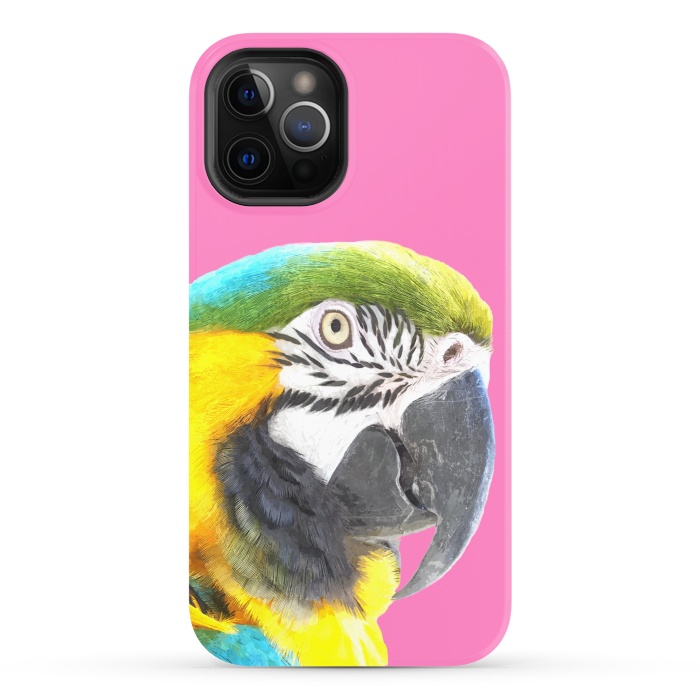 iPhone 12 Pro StrongFit Macaw Portrait by Alemi
