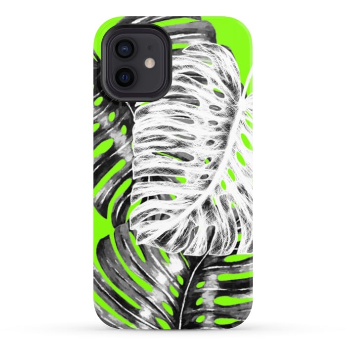iPhone 12 StrongFit Monstera Leaf by Alemi