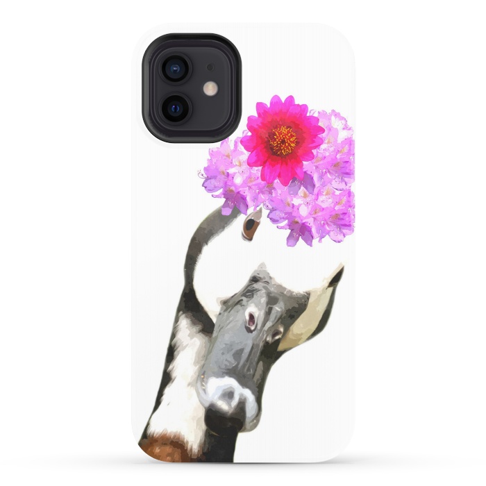 iPhone 12 StrongFit Funny Goose Portrait by Alemi