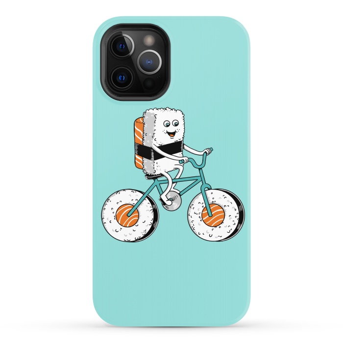 iPhone 12 Pro StrongFit Sushi Bicycle by Coffee Man