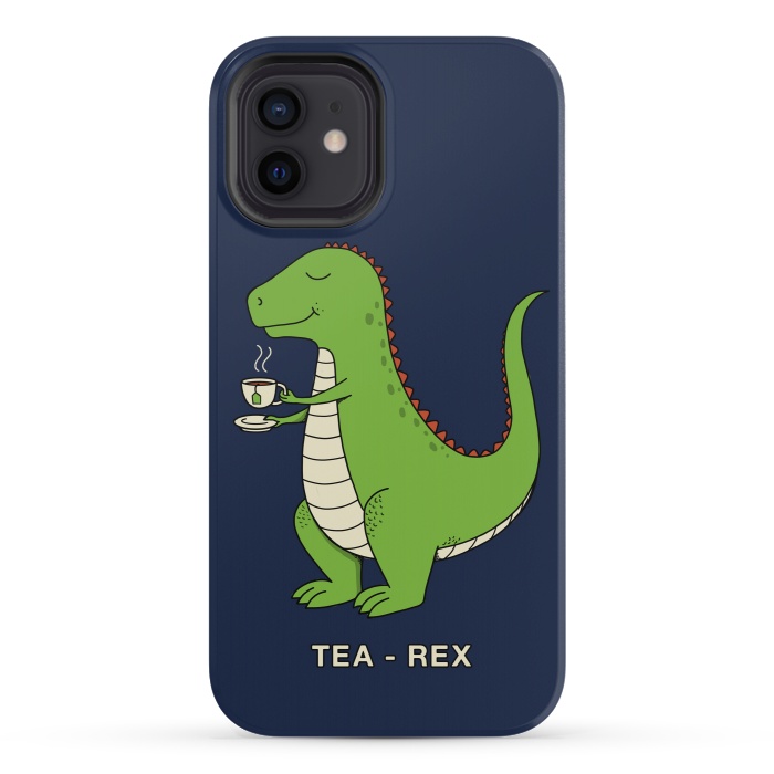 iPhone 12 mini StrongFit Tea Rex by Coffee Man