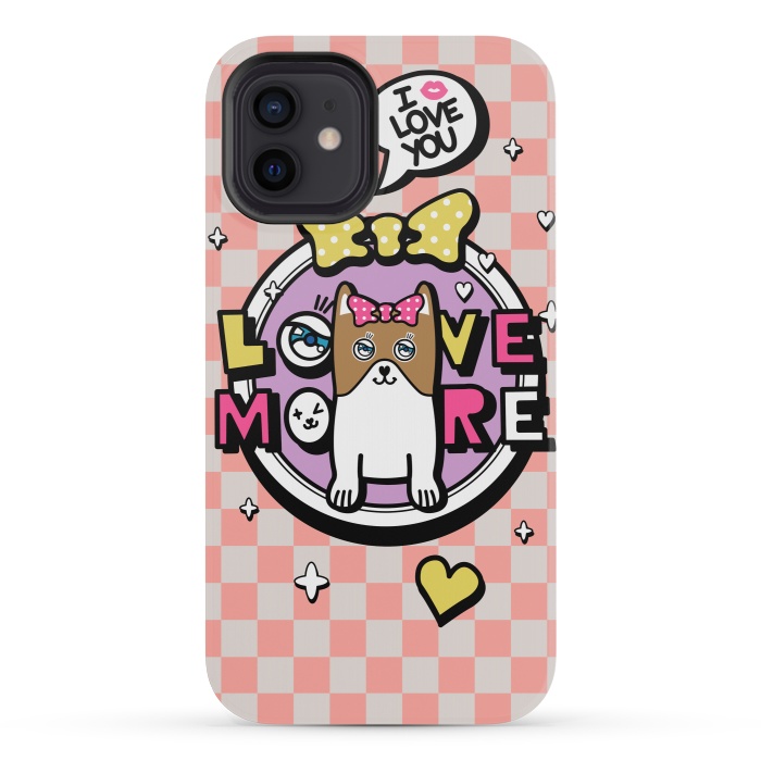 iPhone 12 mini StrongFit CUTIE DOG by Michael Cheung