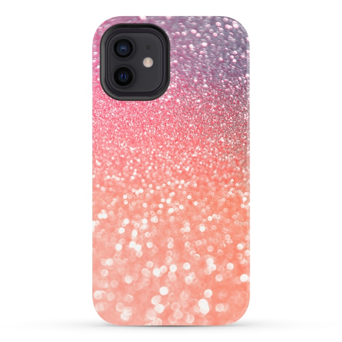 iPhone 12 StrongFit Girly Blush Pink Glamour Glitter by  Utart