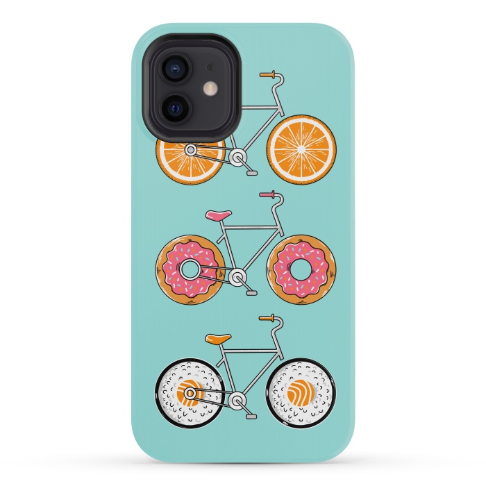 iPhone 12 mini StrongFit Food Bicycle by Coffee Man