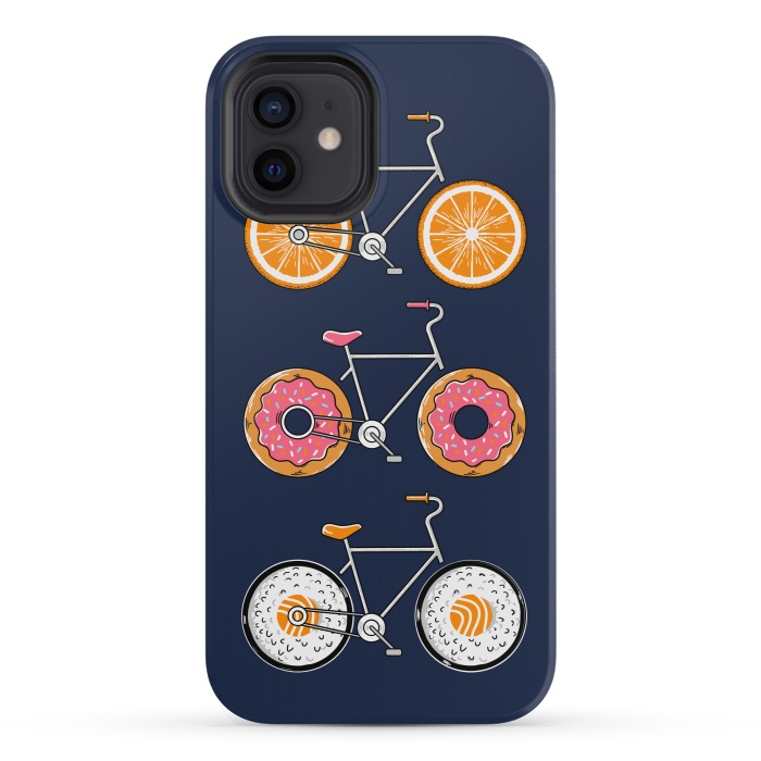 iPhone 12 mini StrongFit Food Bicycle 2 by Coffee Man