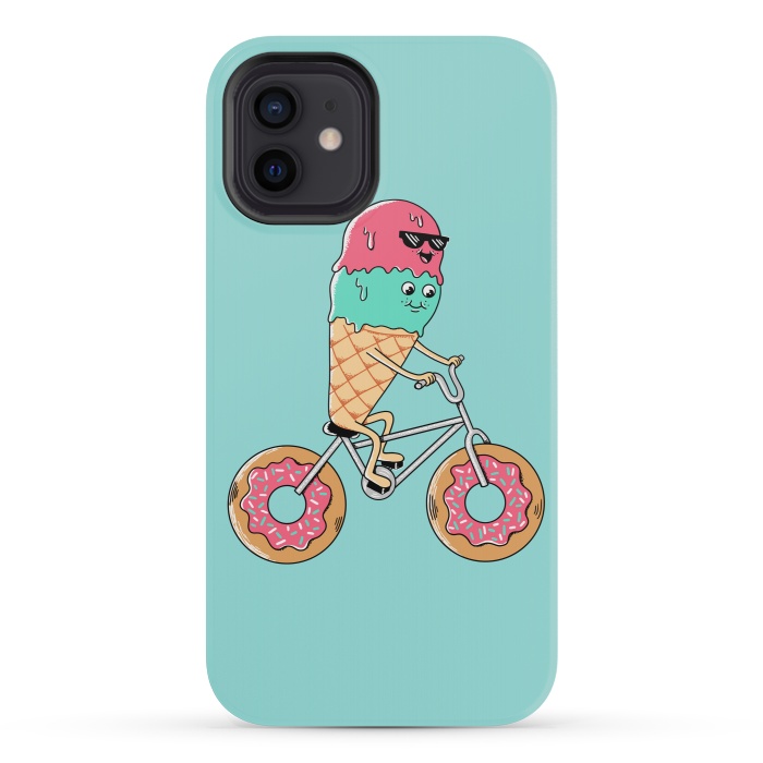 iPhone 12 mini StrongFit Donut Bicycle by Coffee Man