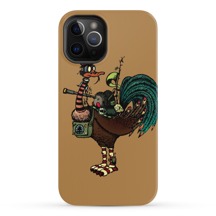 iPhone 12 Pro StrongFit NATURE WARRIORS - SCOUTS - COLOR V by Mangulica