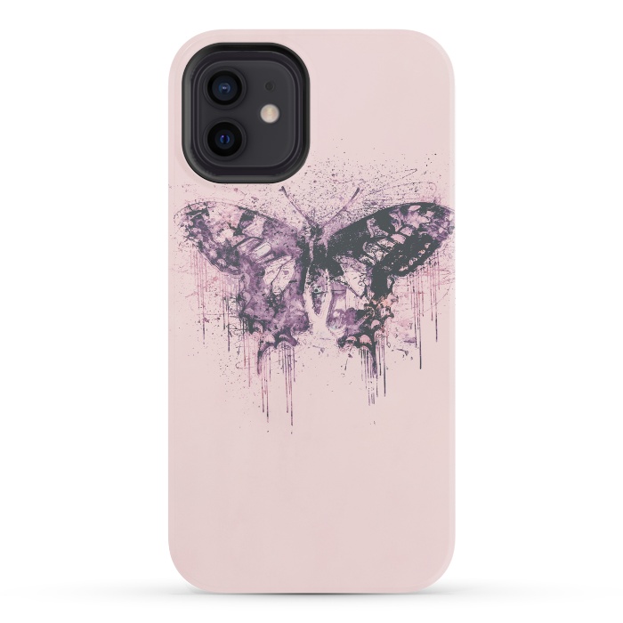 iPhone 12 StrongFit Artsy Butterfly  by Andrea Haase