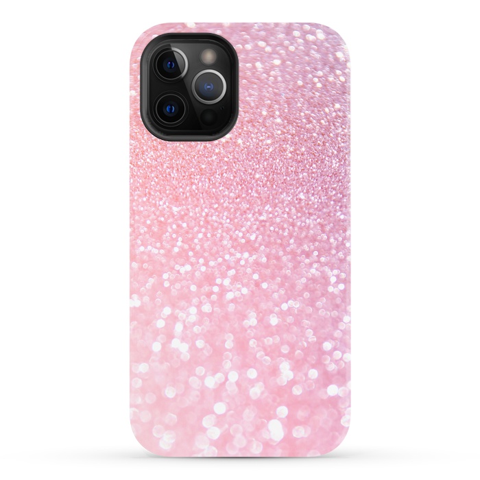 iPhone 12 Pro StrongFit Girly Rose Gold Glitter by  Utart
