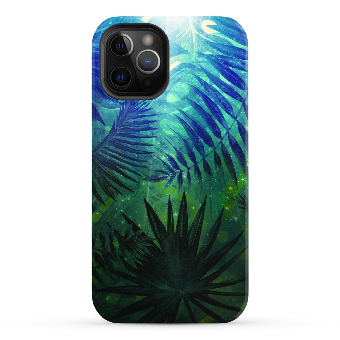 iPhone 12 Pro StrongFit Aloha Blue Jungle Night by  Utart