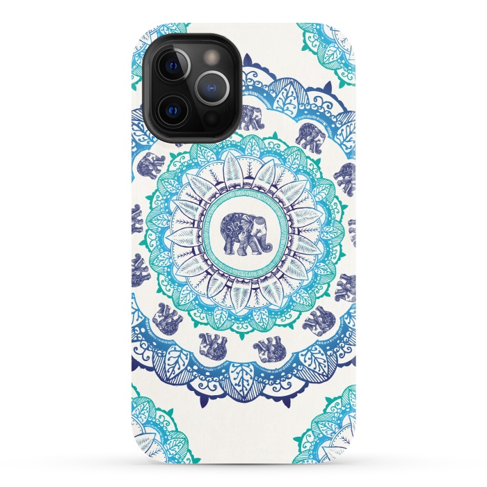 iPhone 12 Pro StrongFit Lucky Elephant  by Rose Halsey