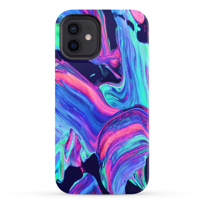iPhone 12 StrongFit Neon abstract #charm by ''CVogiatzi.