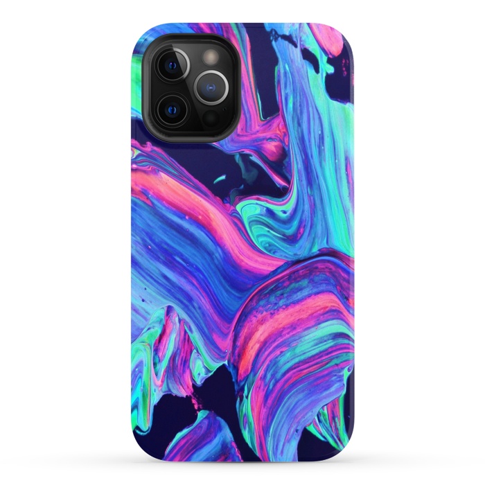 iPhone 12 Pro StrongFit Neon abstract #charm by ''CVogiatzi.