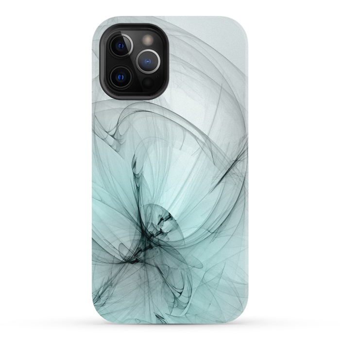 iPhone 12 Pro StrongFit Magic Turquoise Fractal by Andrea Haase
