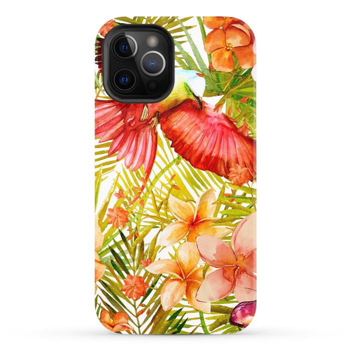 iPhone 12 Pro StrongFit Tropical Bird in Jungle by  Utart