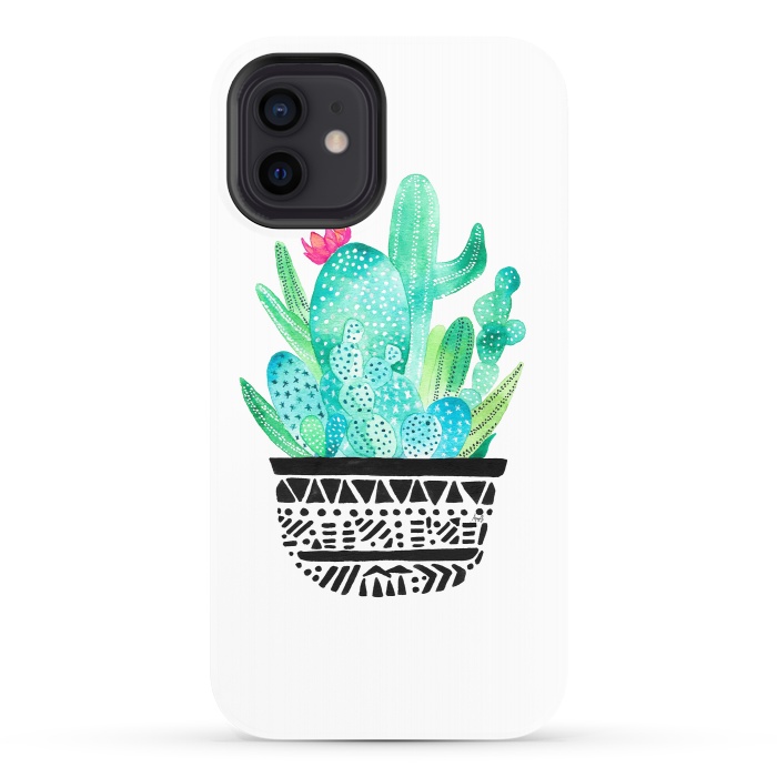 iPhone 12 StrongFit Pot Me A Cacti! by Amaya Brydon