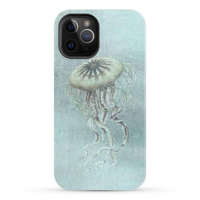iPhone 12 Pro StrongFit Underwater Jellyfish by Andrea Haase