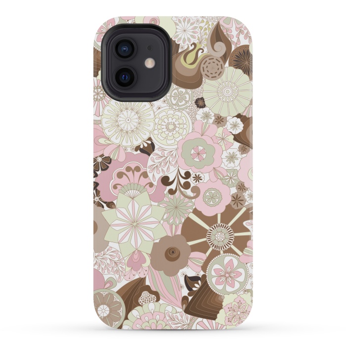 iPhone 12 mini StrongFit Flowers, Flowers Everywhere by Paula Ohreen