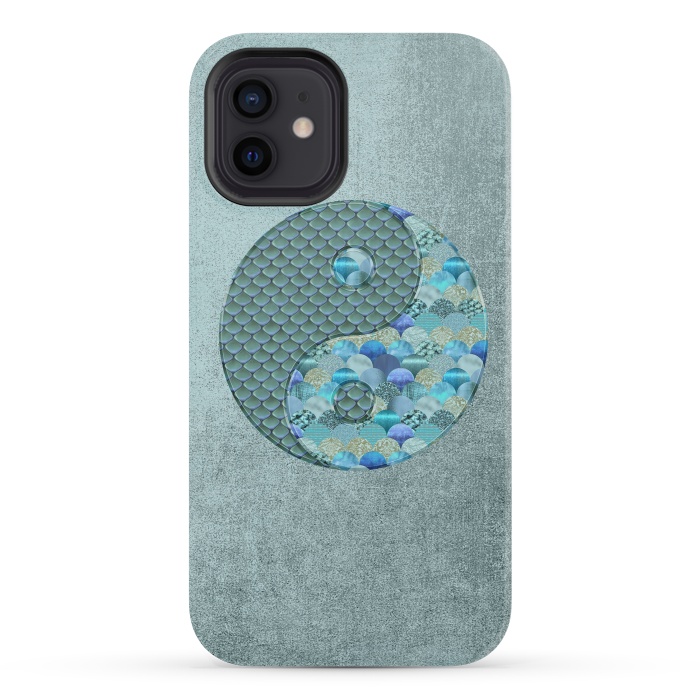 iPhone 12 mini StrongFit Yin Yang Ocean Spirit by Andrea Haase