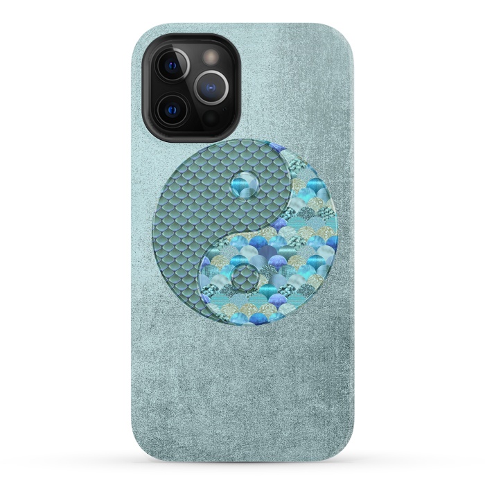 iPhone 12 Pro StrongFit Yin Yang Ocean Spirit by Andrea Haase