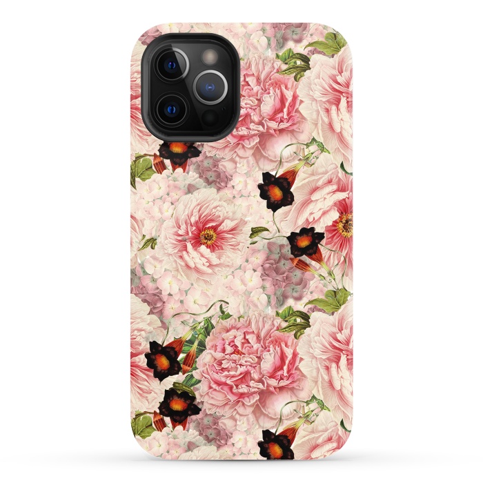 iPhone 12 Pro StrongFit Victorian Vintage Roses by  Utart