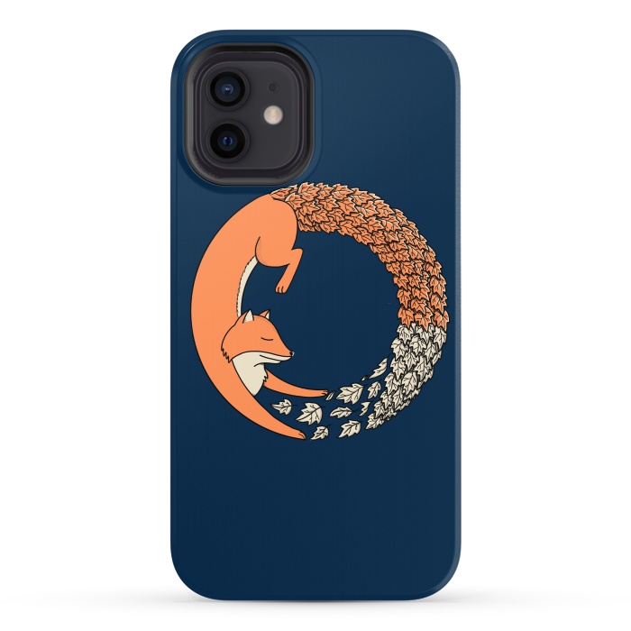 iPhone 12 StrongFit Fox Circle 2 by Coffee Man
