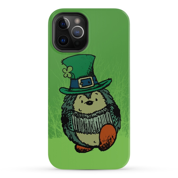 iPhone 12 Pro StrongFit ST.PATRICK HEDGEHOG by Mangulica