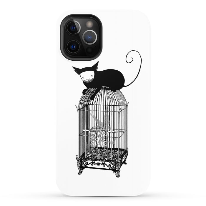 iPhone 12 Pro StrongFit Cages by Laura Nagel