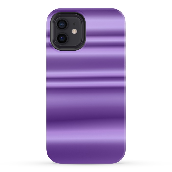 iPhone 12 mini StrongFit Shiny Purple by Andrea Haase