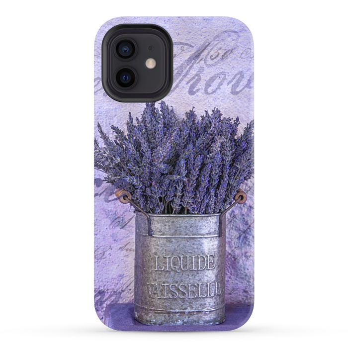 iPhone 12 StrongFit Lavender Bouquet In Tin Can by Andrea Haase