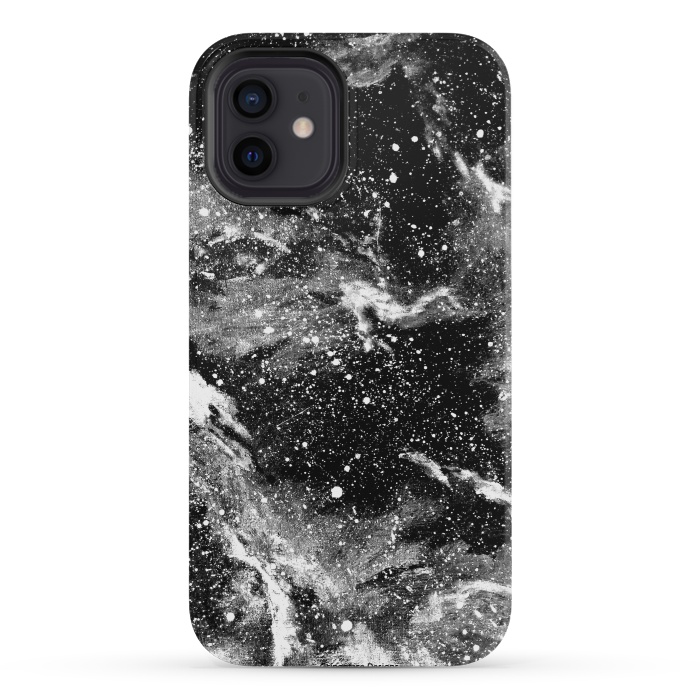 iPhone 12 mini StrongFit Galaxy Marbled by Gringoface Designs