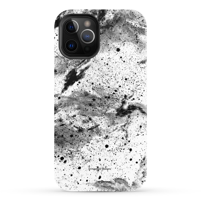 iPhone 12 Pro StrongFit Marble Galaxy by Gringoface Designs