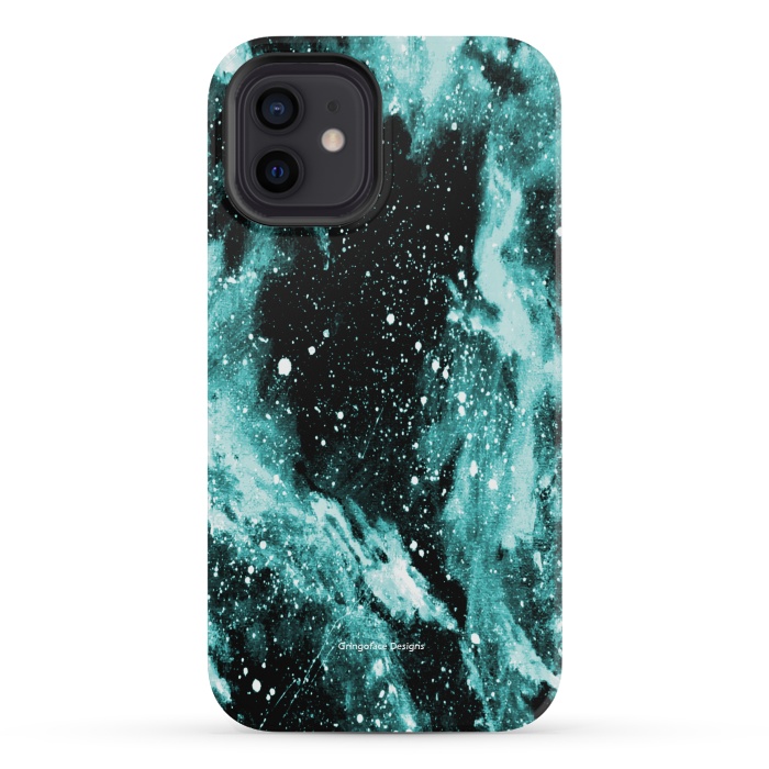 iPhone 12 mini StrongFit Iced Galaxy by Gringoface Designs
