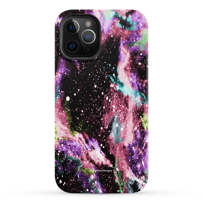 iPhone 12 Pro StrongFit Cotton Candy Galaxy by Gringoface Designs