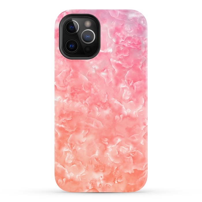 iPhone 12 Pro StrongFit Pink Mother of Pearl Pattern by  Utart