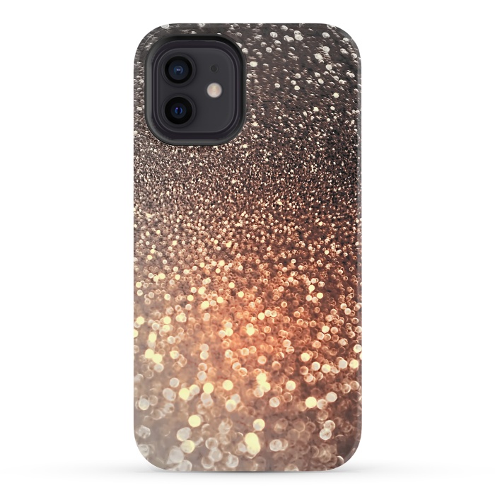 iPhone 12 StrongFit Cappuccino Glitter by  Utart