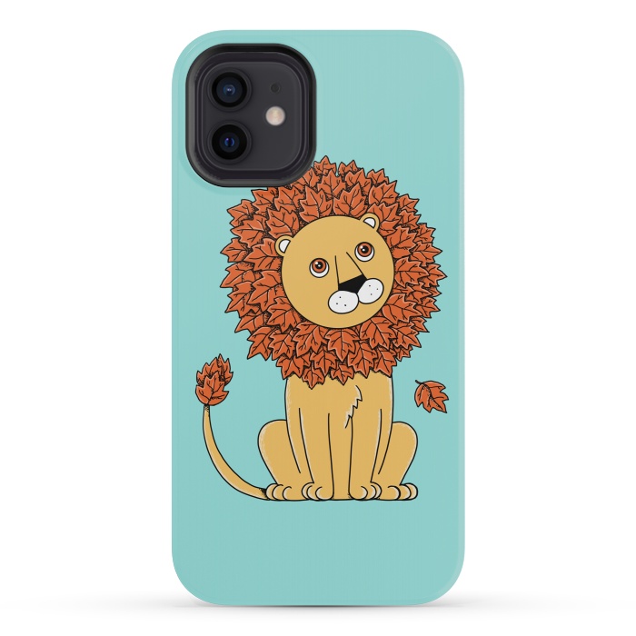 iPhone 12 mini StrongFit Lion by Coffee Man