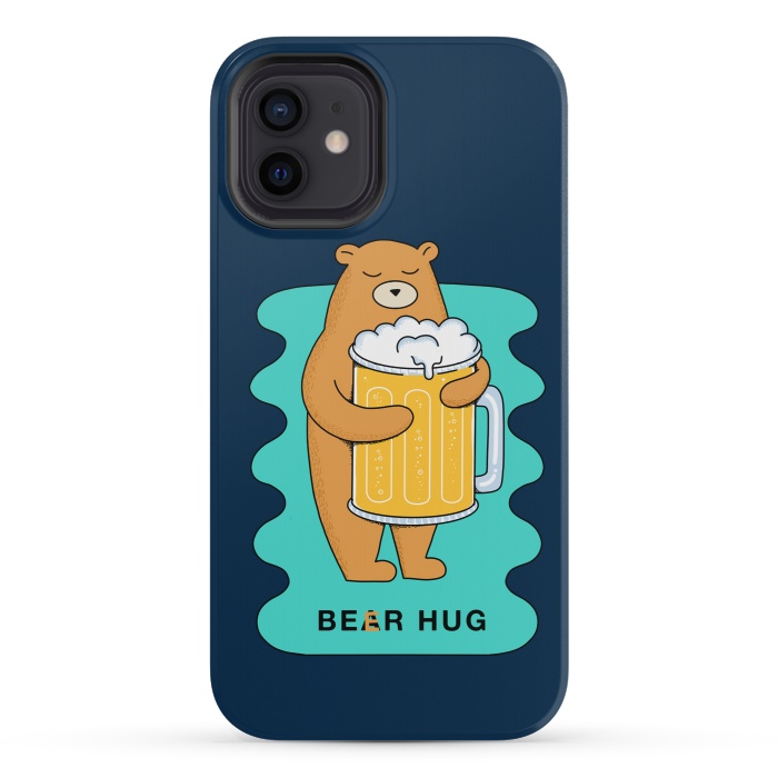 iPhone 12 mini StrongFit Beer Hug by Coffee Man