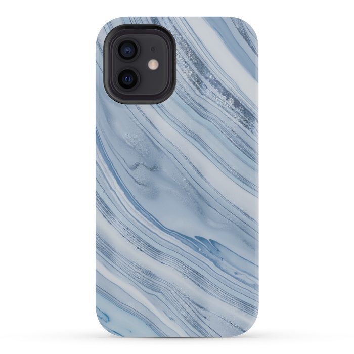 iPhone 12 mini StrongFit Blue Marble Elegance 2 by Andrea Haase