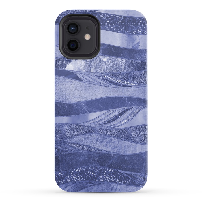 iPhone 12 StrongFit Wavy Glamour Lines 2 by Andrea Haase