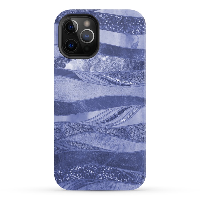 iPhone 12 Pro StrongFit Wavy Glamour Lines 2 by Andrea Haase