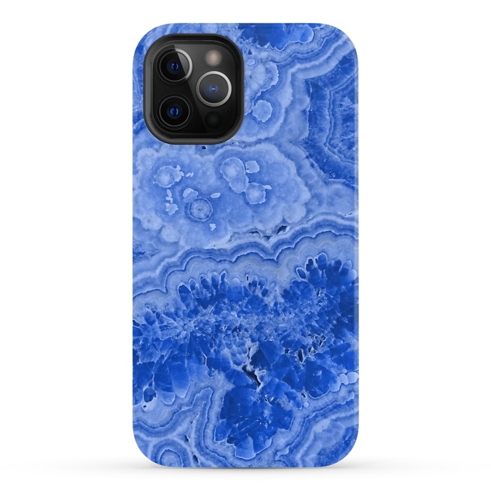 iPhone 12 Pro StrongFit Blue Agate by  Utart