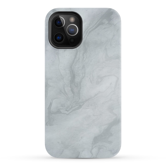 iPhone 12 Pro StrongFit Gray Marble 2 by Andrea Haase
