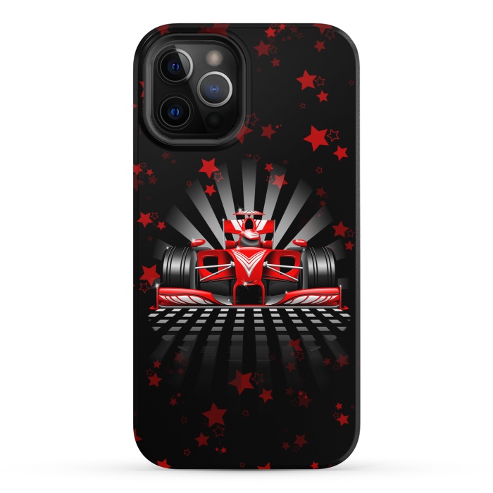 iPhone 12 Pro StrongFit Formula 1 Red Race Car by BluedarkArt