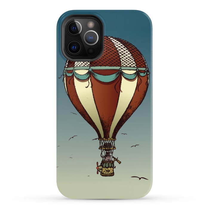 iPhone 12 Pro StrongFit Fantastic voyage of Mr.Pig by Mangulica